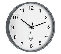 TFA Dostmann Orologio Da Parete Radiocontrollato Rotondo Grigio Bianco 60.3511.1