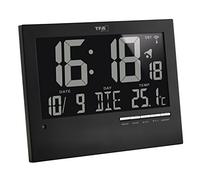 Tfa Dostmann 60.4508 Radio Wall Alarm Clock Nero One Size / EU Plug