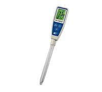 TFA Dostmann PH Check G 31.3002.06 - Misuratore di pH con elettrodo in vetro fisso, IP65, resistente agli schizzi, calibrazione da 1 a 3 punti, digitale, blu