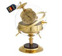 TFA Dostmann Stazione Meteo analogica Sputnik, 20.2047.52, con termometro, igrometro e barometro, Realizzata a Mano, per previsioni Meteo, Made in Germany, Ottone