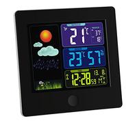 TFA Dostmann Stazione meteo con sensore esterno, SUN, radio 35.1133.01 Previsioni del tempo con display a colori Climatizzazione interna, nero