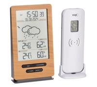 TFA Dostmann Stazione meteo radio Xena, 35.1162, con sensore esterno, temperatura interna ed esterna, con previsioni meteo, con orologio radio, umidità, da posizionare/appendere