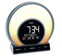 TFA 60202601 - Sveglia luminosa con clima dell'ambiente e luce d'atmosfera