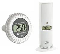 TFA Dostmann Termo-igrometro, trasmettitore con Pool trasmettitore per Weatherhub SmartHome System e Clima della sorveglianza Domestica con Smartphone, Bianco, 110 x 115 x 135 cm, 30.3310.02