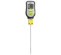 TFA Dostmann Termometro digitale 31.1063.01 ideale per liquidi, applicazioni di laboratorio, punta extra sottile, alta precisione, bianco
