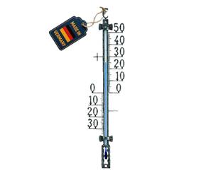 TFA Dostmann Termometro analogico da esterno, 12.5001.50, resistente alle intemperie, per il controllo della temperatura esterna, stagno antico