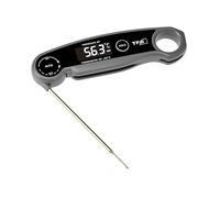 TFA Dostmann Termometro digitale THERMO JACK JET 30.1069.10 per barbecue ricaricabile USB grigio