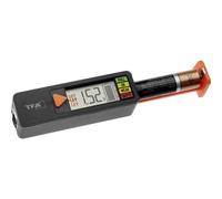 TFA Dostmann BatteryCheck Tester per batterie (AAA, AA, C, D), 98.1126.01, pila a bottone, batteria di blocco, indicatore dello stato di carica/voltaggio, facile e veloce, nero