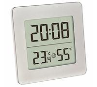 TFA Dostmann Digitale Thermo-Hygrometer Interno Temperatura Umidità Orologio