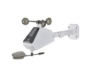 TFA Dostmann TFA-ID Trasmettitore vento ID-A2, 30.3904, compatibile con il sistema WLAN TFA.me, monitoraggio online della direzione/velocità del vento, anemometro, alimentazione solare, bianco