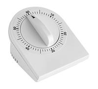 TFA Dostmann Timer da cucina analogico, 38.1020, timer per uova, 0-60 min, carica meccanica, adatto per cucina/sport/lavori domestici, bianco