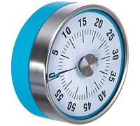 TFA Dostmann timer da cucina PUCK, 38.1028.20, timer per uova magnetico, timer, con indicazione del tempo rimanente, 0-60 minuti, turchese