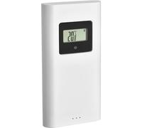 TFA Dostmann Trasmettitore di temperatura con display, trasmettitore da esterno, per stazione meteorologica wireless Horizon 35.1155.01, bianco, (L) 50 x (P) 30 x (H) 97 mm