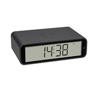 TFA Dostmann TWIST sveglia radiocomandata, 60.2560.10, display ruotabile di 180°, sveglia con funzione snooze, retroilluminazione, antracite