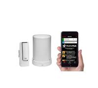 TFA Dostmann Weatherhub Starter Kit con Pluviometro Radio per SmartHome, App per Smartphone, Facile da installare, L 40 (44) x L 28 (32) x H 104 mm