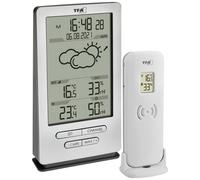 TFA Dostmann 35.1162.54 Stazione meteorologica elettronica per interni/esterni Nero/Argento