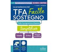 TFA sostegno facile: tabelle, sintesi e mappe concettuali su tutto il programma d’esame. Con espansione online