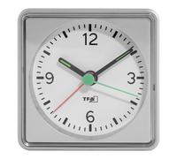 TFA® Wecker silber Kunststoff NUOVO