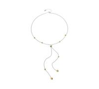 TFAOYS Collana a catena con perline di zircone con nappe regolabili Accessorio per gioielli per ufficio e appuntamenti Collana con perline di zircone
