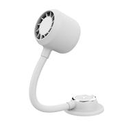 TFAOYS Supporto compatto per telefono con ventola di raffreddamento a 3 velocità e luce LED regolabile per casa e viaggio, non abbaglia, supporto per la visualizzazione del telefono