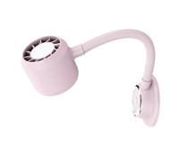 TFAOYS Supporto compatto per telefono con ventola di raffreddamento a 3 velocità e luce LED regolabile per casa e viaggio, non abbaglia, supporto per la visualizzazione del telefono