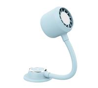 TFAOYS Supporto compatto per telefono con ventola di raffreddamento a 3 velocità e luce LED regolabile per casa e viaggio, non abbaglia, supporto per la visualizzazione del telefono