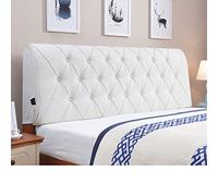 TFBH Fodera per Testiera Letto Cuscino per Schienale Letto Matrimoniale Singolo King, Copritestiera Letto Tessuto in Lino di Cotone Coperchio della Testata Letto Addensare Protezione,Beige-120x60cm