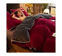 TFBHL Foglio da Letto Set di Velluto Invernale Coperchio del piumone Copertura PERCO PERCO Coperchio SHOTTO COPERCHI Nuovo INVIO Completi Chiedi CHIEDO CHILOWCAS