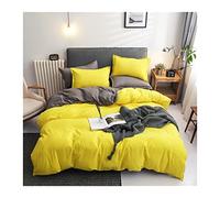 Tfbhl foglio da letto set nordico 3/4pcs a letto solido set di copertina per lana piumino cover copertina decorazione camera da letto regina king = dimensione 150x200 220x240 fodera per letto (colore: