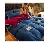 TFBHL Foglio Letto Set di Velluto Invernale Coperchio del piumone Coperchio PERCO PERCHIO PERCHIO Coperchio SUPPRE INCHIORE Che CHIEDE CHIEDO Letto (Colore: D, Dimensione: 1 pc 150x200cm)