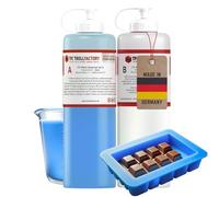 TFC Silicone caucciù tipo 35 alimentare blu medio Shore 1:1 - Dimensioni: 1 kg