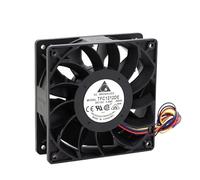 TFC1212DE for Delta 120mm DC 12V 5200RPM 252CFM for un potente custodia server Bitcoin Miner ASSIALE Ventilatore (Blade Color : 2-wire)