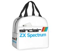TFDGDGH Borsa da Pranzo isolata ZX Spectrum Personalizzata per Donne Dispositivo di Raffreddamento Termico Impermeabile Bento Box Office Picnic Travel