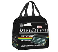 TFDGDGH Borse per Il Pranzo Isolate ZX Spectrum Personalizzate per L'Ufficio Scolastico Scatola per Il Pranzo con Dispositivo di Raffreddamento Termico a Tenuta stagna per Le Donne dei Bambini
