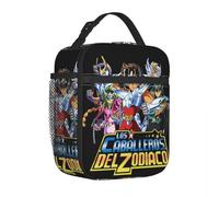 TFDGDGH Cavalieri dello Zodiaco Borse per Il Pranzo termoisolate per i Santi da Viaggio Seiya Borse per contenitori per Alimenti Portatili Scatola Termica per Il Pranzo