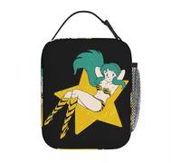 TFDGDGH Lamu Lum Urusei Yatsura Borse per Il Pranzo Isolate Borsa Termica Riutilizzabile Anime Tote Portatile Lunch Box Bento Pouch College Travel