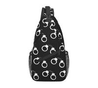TFDGDGH Manette Modello Grafico Borsa sul Petto Uomo Sling Crossbody Zaino Borsa sul Petto Viaggio Escursionismo Daypack Borsa a Tracolla