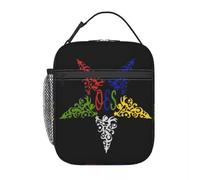 TFDGDGH Personalizzato The Eastern Star Lunch Bag per Le Donne Termico Cooler Insulated Bento Box Beach Camping Borse Tote Riutilizzabili