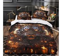 TFEDACVSS Dea mitica Set Di Copripiumino Set di biancheria da letto 3 Pezzi microfibra stampa 3D incluso federe cerniera nascosta fantasia digitale copripiumino for ragazzi e adulti Double（200x200cm）