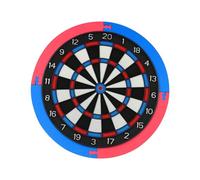 TFGXUE Bersaglio classico con 6 freccette, rotondo, struttura a nido d'ape, montaggio a parete, bersaglio con anello di sicurezza, 50 cm