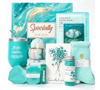 TFHESIRUUTFH Cesto regalo di lusso per spa, set da 10 pezzi per | Regalo di compleanno per mamma, moglie, fidanzata, pacchetto per la cura di sé, essenziale per il bagno lenitivo