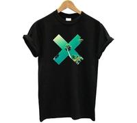 TFHsedftr3 T Shirt Adult The XX Palm Tree Cross X Brand Coexist Hipster Short Sleeve Funny Retirement Mens Tee Gifts Black L