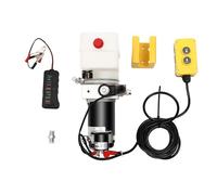 TFIANYNI Pompa idraulica elettrica 12 V, rimorchio semplice, motore in rame 800 W, serbatoio olio da 1,5 l, 18 MPa, 2850 giri/min, telecomando 4,5 m, per rimorchi ribaltabili, ponte sollevatore
