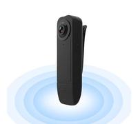 TFixol A18 Body Camera 1080P Full HD Torace Back Clip Telecamere Clip posteriore in grado HD Sport Motion Cam Video Portatile per Auto Bike Home Office Nero