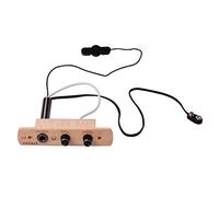 TFixol Cajon Drum Sound Hole Pickup Microfono Pick-up Sistema per Box Drum con controllo del tono Jack di uscita 6,35 mm Pickup foro suono