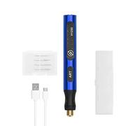 TFixol Elettrico Compatto Gr g Penna Nail Art Lucidatura Metallo Lettering Intaglio Incisione Gr g Dispositivo USB 3 Ingranaggi di s Regolabile Blu