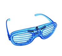 TFixol Illumina El Wire n Rave Occhiali Glow Flashing s Occhiali da sole Costumi per Par Halloween Blu