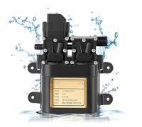 TFixol Pompa dell'acqua doppia portatile da 12 V Pompa a diafrica Pressostato incorporato Pressione 1.1Mpa Pompa a pressione 8.0LPM Flusso per Home Car Wash RV Giardino agricolo Irrigazione pe-1
