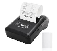 TFixol Portatile 58mm Thermal Pr 2 "Wirel BT+USB Ricevute Bill Ticket Pr con 57mm Pri Paper Compatibile con iOS Android per Restaura Vendite Retail Piccole Imprese Nero