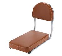 TFixol Seggiolino posteriore per bicicletta per bambini, corrimano posteriore con bracciolo, colore marrone